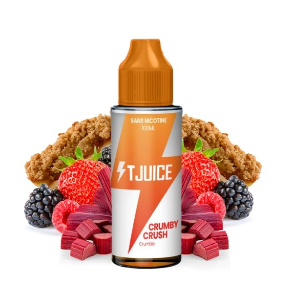 T-Juice - Crumby Crush shortfill liquid 100ml 0mg
