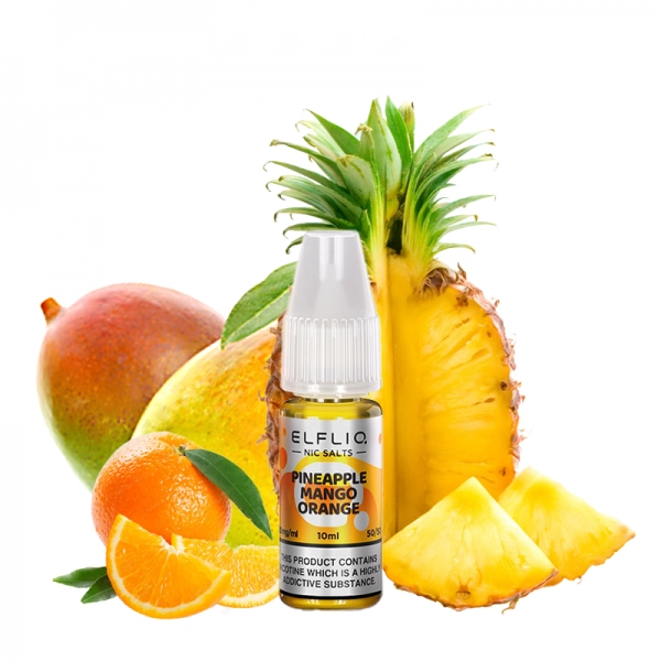 Elfliq by Elf Bar - Pineapple Mango Orange Nic Salt 10ml 20mg
