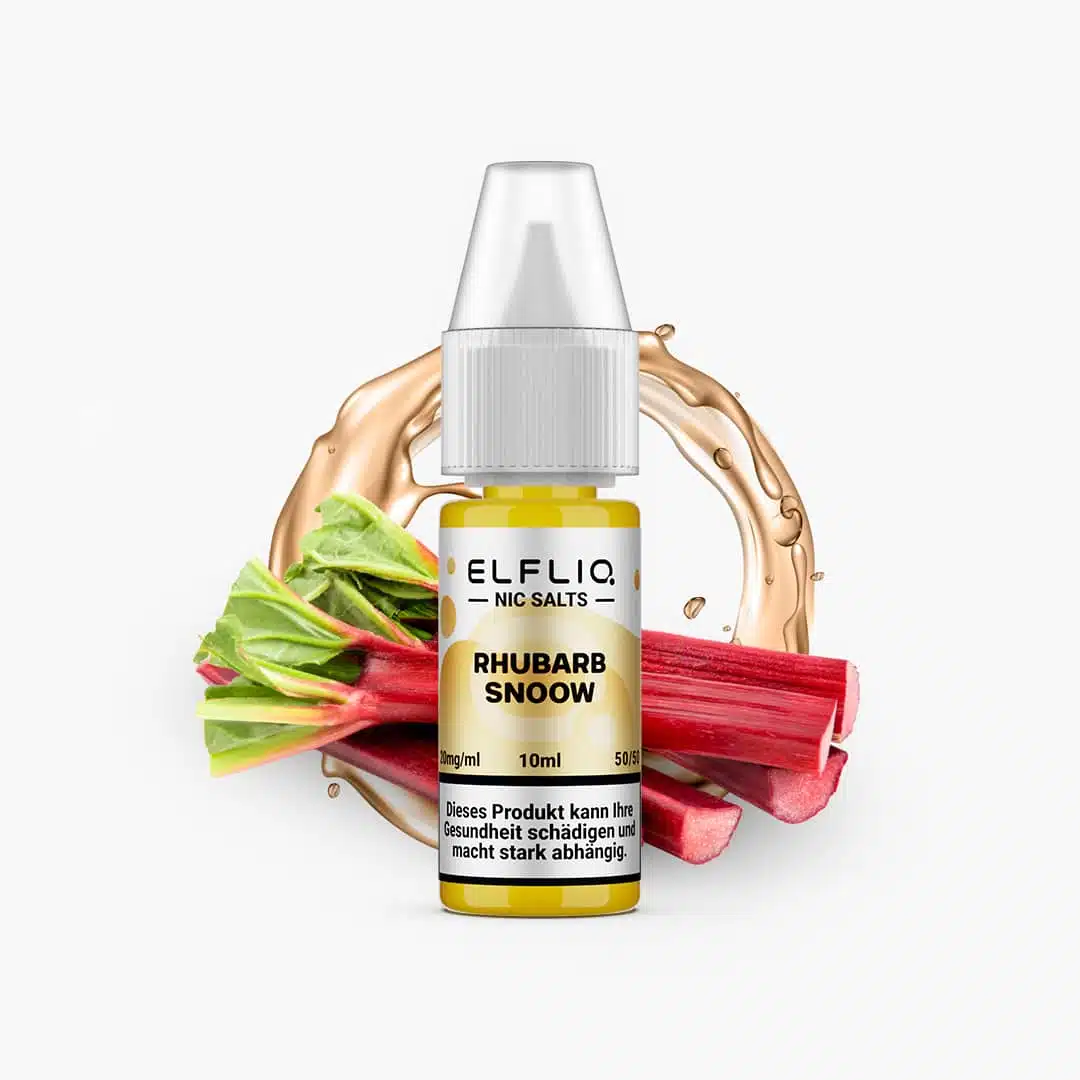 Elfliq by Elf Bar - Rhubarb Snoow Nic Salt 10ml 20mg